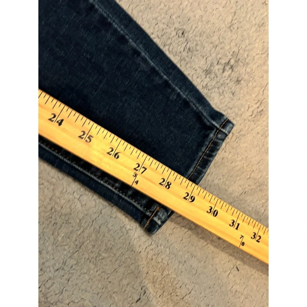 Lucky Brand Ava Mid Rise Skinny Jeans Dark Wash Denim Womens 4/27 R